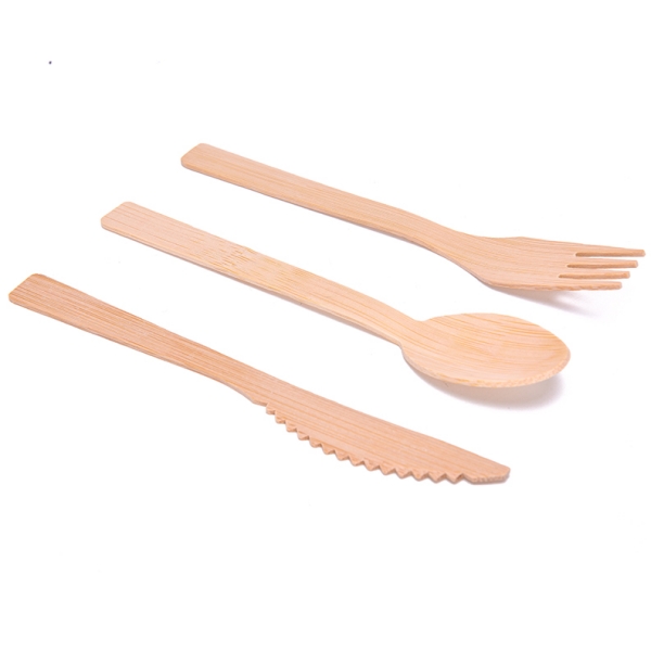 eco friendly disposable bamoo cutlery disposable cutlery set