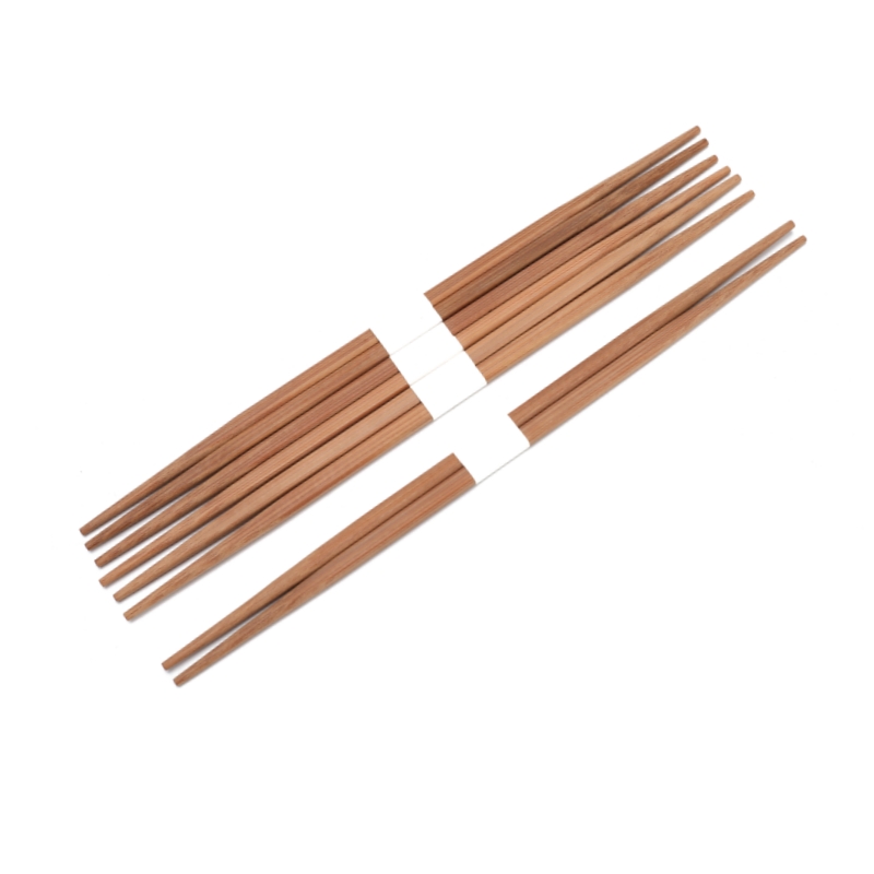 Disposable japanese carbonized Bamboo Chopsticks with rolling paper